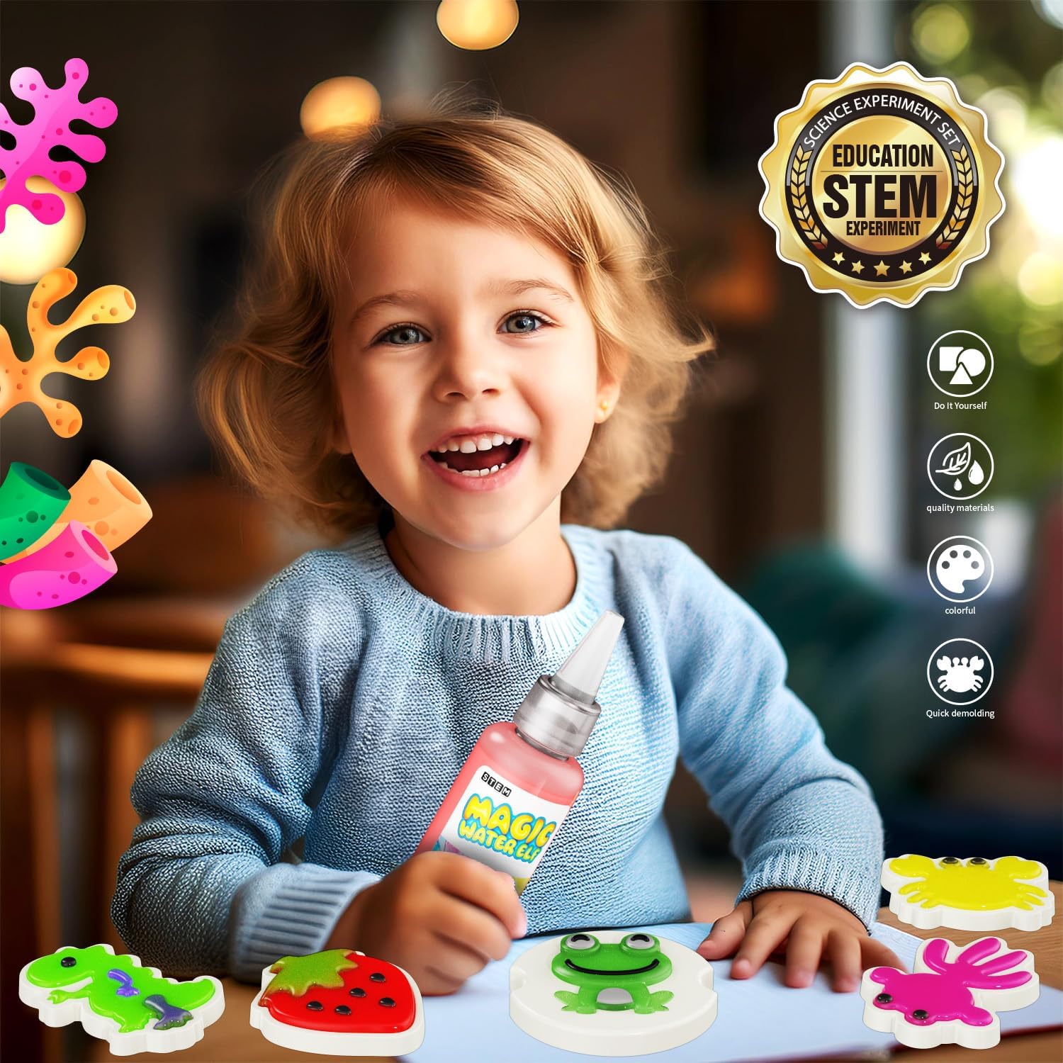 Unleash Creativity with the Magic Water Toy Elf Kit - 12 Vibrant Colors for Endless Fun and Imagination!